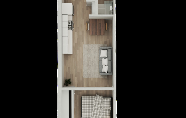 1 bed, 1 bath, 373 sqft, $1,440, Unit 507