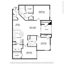 3 beds, 2 baths, 1,390 sqft, $2,199