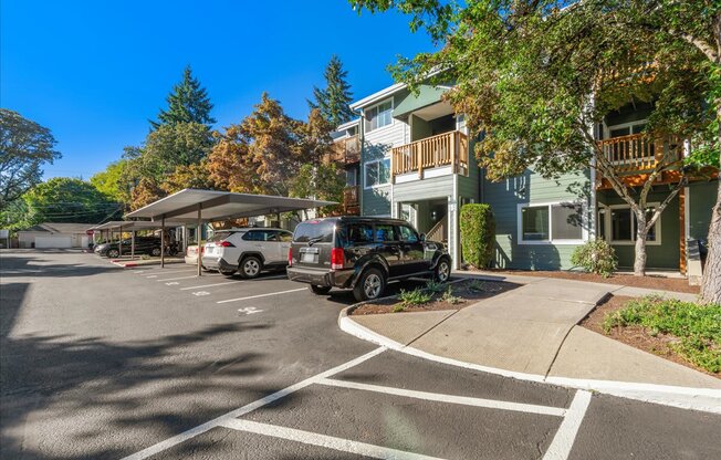 Cascade Woods parking lot