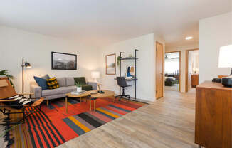 Modern Living Room at Cedar House, Vancouver