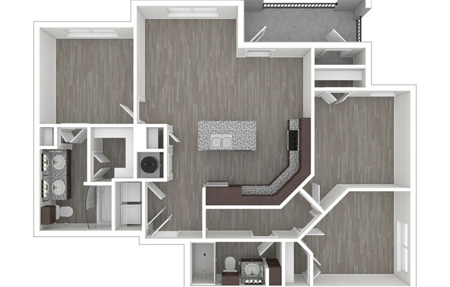 3 beds, 2 baths, 1,160 sqft, $1,286