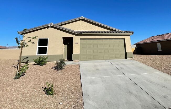 Furnished- Brand New 2023 Construction 3 Bedroom 2 Bath Home in Ft. Mohave!