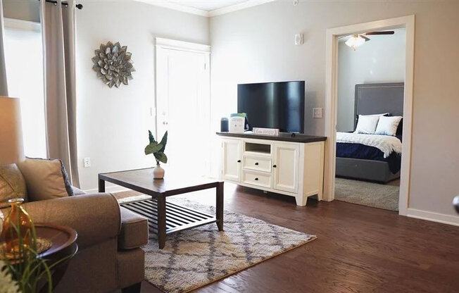 Highland Park Living Room and Bedroom Apartment for rent Springdale AR