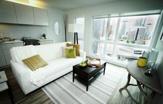 Modern Living Room at Pine Minor, Washington, 98101