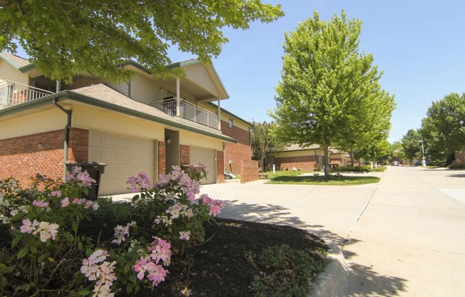 Exteriors-Attached garages included at Southwind Villas in La Vista NE