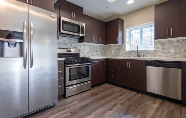 Kitchen with Stainless Steel Appliances