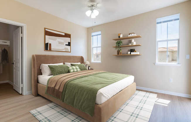 Bedroom with Hard Surface Flooring