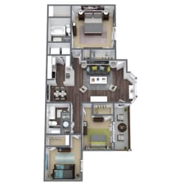 3 beds, 2 baths, 1,380 sqft, $1,817