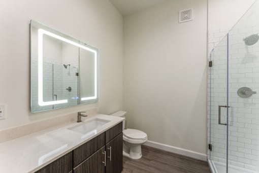 Spacious Bedrooms With En Suite Closet And Bathrooms at Residences at 3000 Bardin Road, Texas, 75052