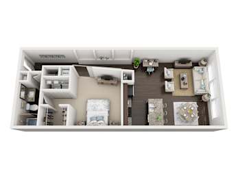 Studio, 1 bath, 851 sqft, $1,474