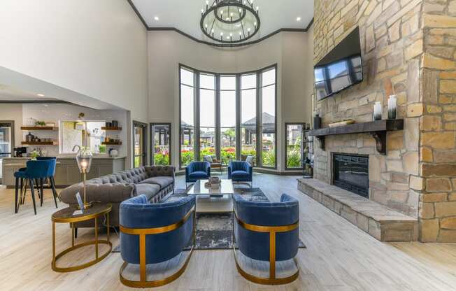 Modern clubhouse  at The Retreat at Steeplechase, Texas, 77065