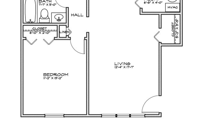 2 beds, 1 bath, 895 sqft, $1,170, Unit 003