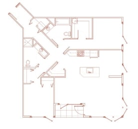 2 beds, 2 baths, 1,176 sqft, $3,529