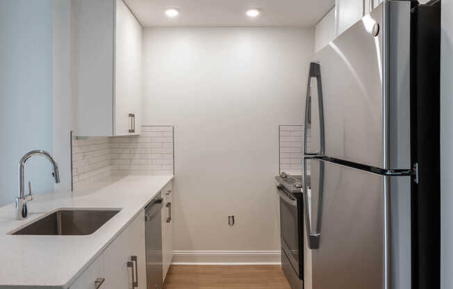 Kitchen with Stainless Steel Appliances