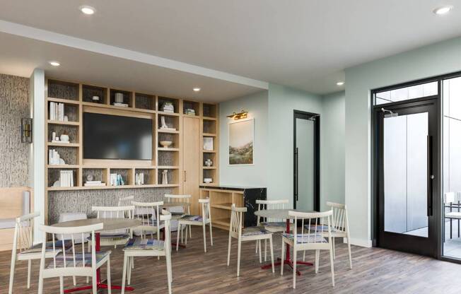 Wine Bar at 23rd Place Apartment, Chicago, IL, 60654