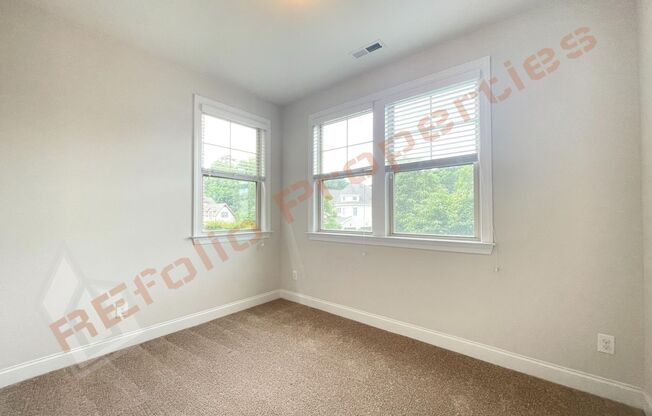 Brand New Carpet and Fresh Paint! Charming 3 Story, 3 Bedroom, 3.5 Bathroom Townhome End-Unit w/ 1 Car-Garage @ The Green at Scotts Mill, Apex! Available Now!