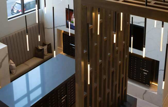Indoor Mail Room for Residents