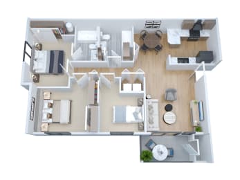 3 beds, 2 baths, 1,128 sqft, $1,795