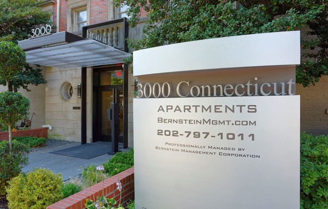 Building exterior at Cathedral Mansions, Washington