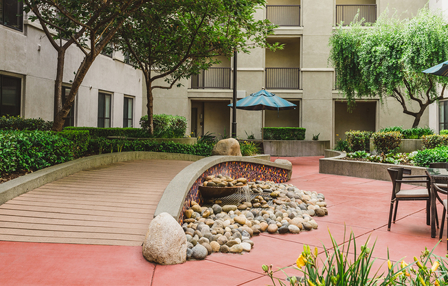 Our plush courtyard offers residents a great place to get away from it all