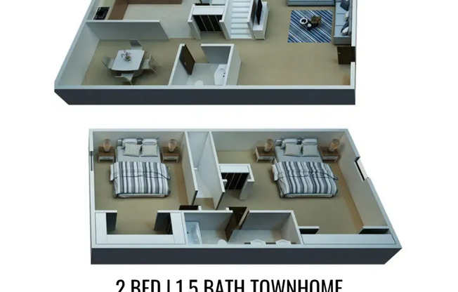 2 beds, 1.5 baths, 1,074 sqft, $2,995, Unit 800S2