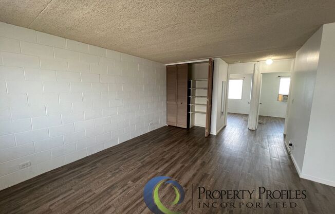 Puuhale Gardens 2 bedroom 1 bath apartment with 1 assigned parking stall