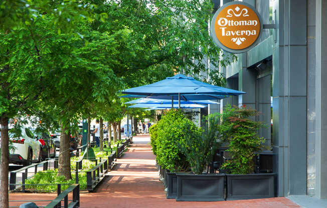 Nearby shops and dining throughout Mt. Vernon Triangle.