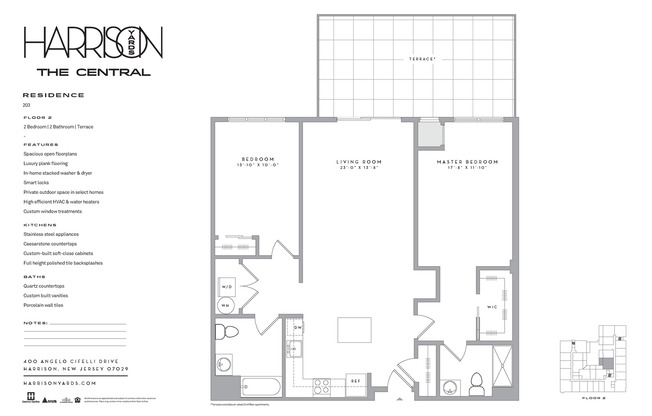 2 beds, 2 baths, 1,159 sqft, $3,785