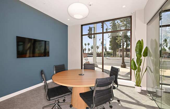 Conference Room at The Huntington Luxury Apartments in Duarte CA