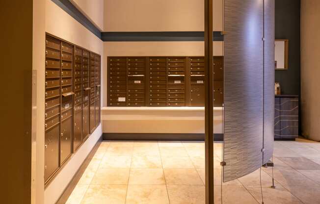 Mail and package room