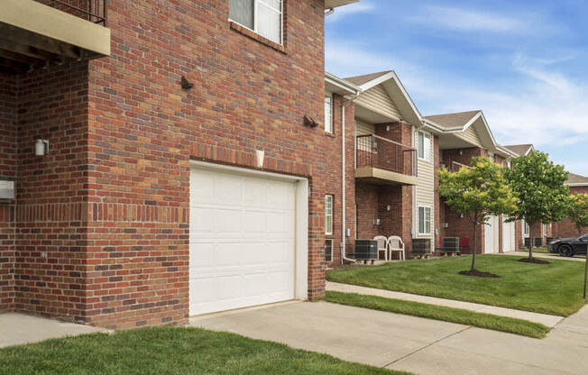 Apartment home with attached garage at The Northbrook Apartments in Lincoln, NE