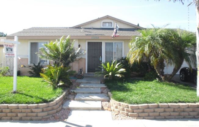 3 Bed/2 Bath Single Story House in Mira Mesa