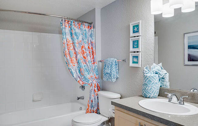 Bathroom with Tile Floor