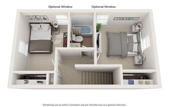 2 beds, 1.5 baths, 1,100 sqft, $1,355, Unit 40-1740