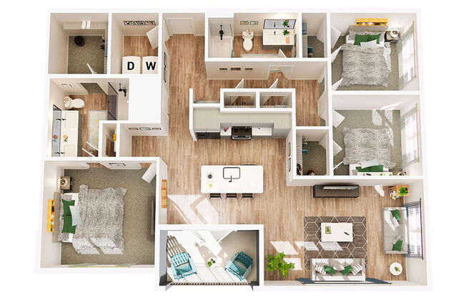 3 beds, 2 baths, 1,385 sqft, $2,430