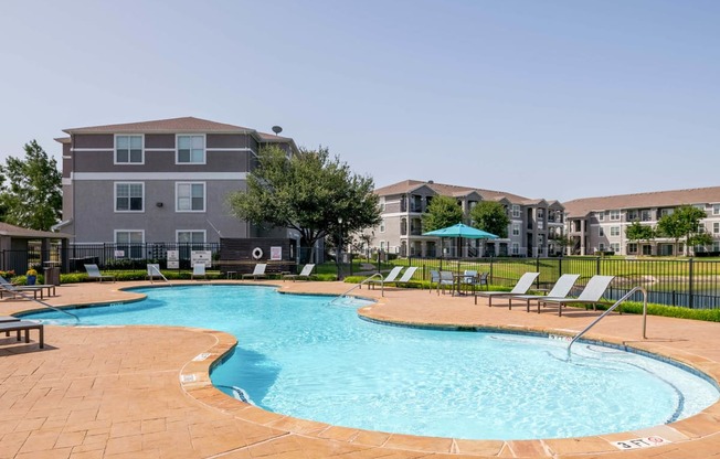 our apartments offer a swimming pool in front of our building