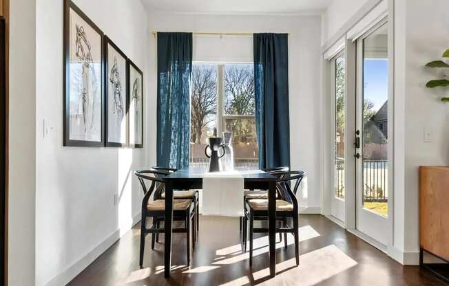 Dining Nook with Patio Access