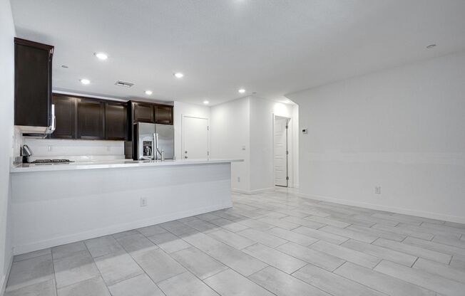 Modern townhome with open-concept layout