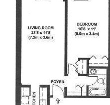 1 bed, 1 bath, 665 sqft, $4,500, Unit 8E