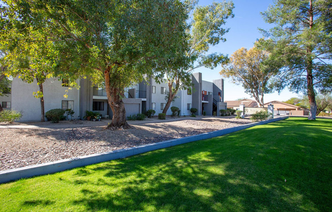 Grass Area at Acacia Hills Apartments in Tucson Arizona