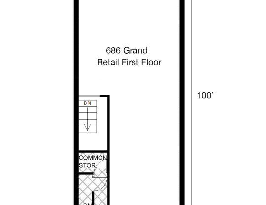 Studio, 1 bath, 4,500 sqft, $8,500, Unit RETAIL