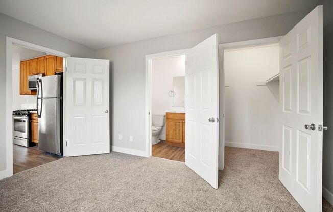 Master Bedroom with Bathroom and Walk-In Closet