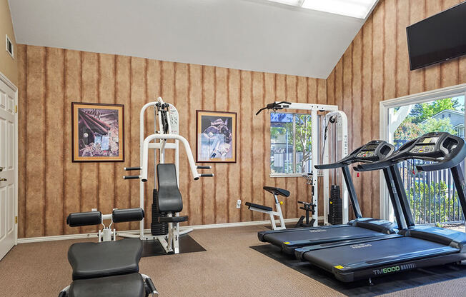 Fitness Room at Clayton Creek Apartments, Concord, 94521