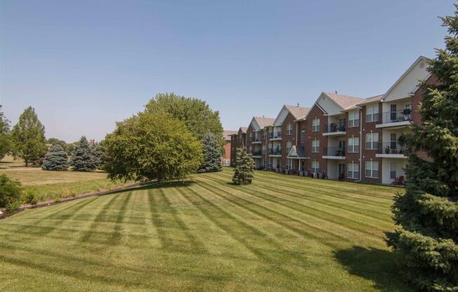 Green space near Williamsburg Apartments in Lincoln NE
