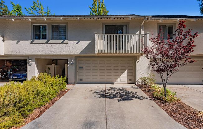 Cupertino 2 Bed, 2 Bath Townhouse with Attached Garage!