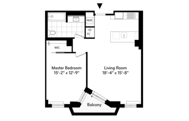 1 bed, 1 bath, 785 sqft, $5,500, Unit 808