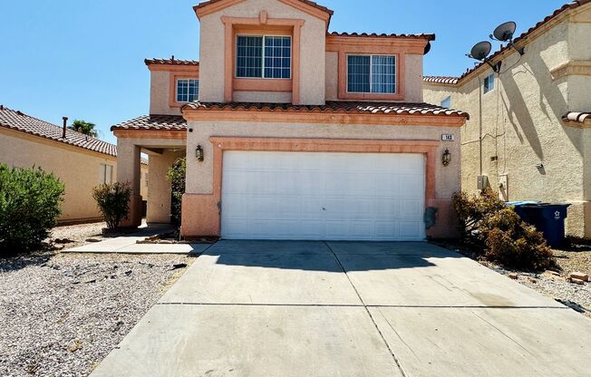 Spacious family home near Silverado Ranch park with 5 bedrooms and one bed & bath downstairs!