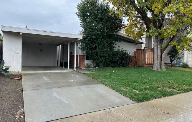 Single family house 3 bedroom 2 bath in Cupertino