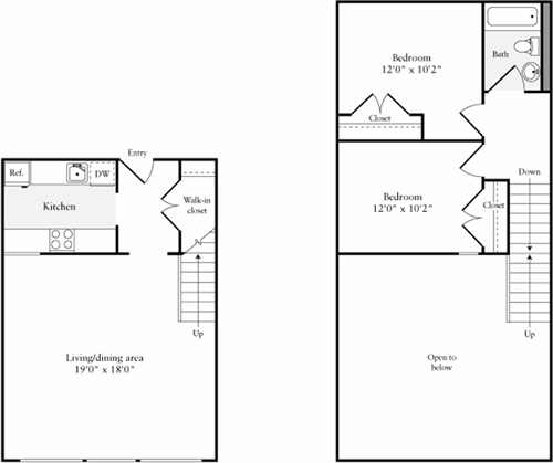 2 beds, 1 bath, 920 sqft, $4,042, Unit 4517