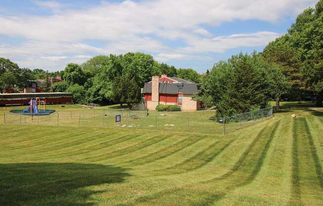 Dog Park and Playground at The Bridges at Foxridge, Mission, KS, Kansas
